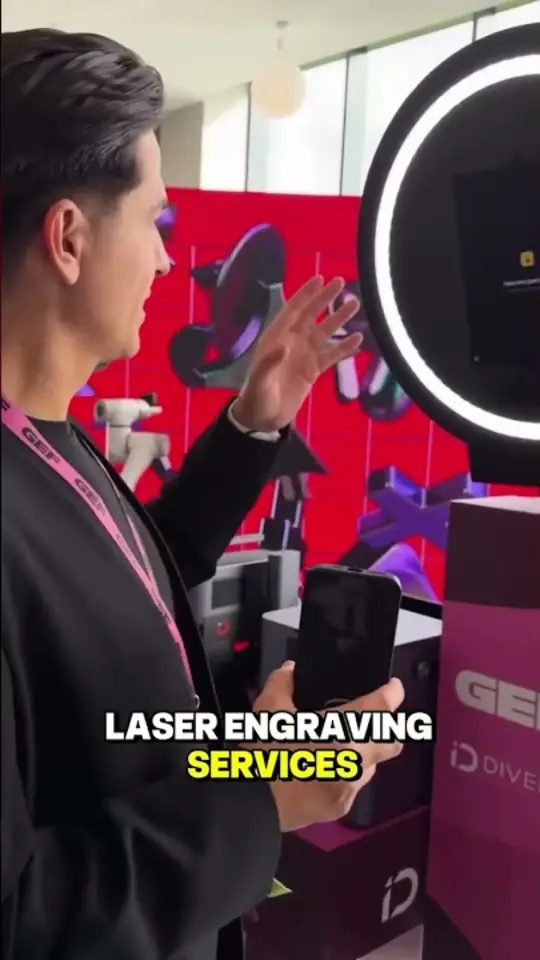 Станция лазерной гравировки Laserbot на ежегодной ивент-выставке GEF